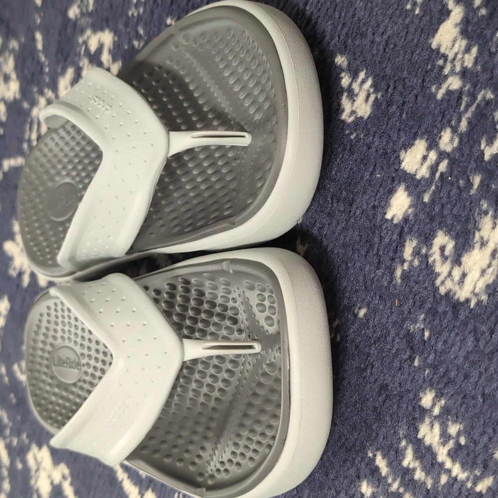 Mens Crocs Literide Size 11 Grey - Picture 4 of 9